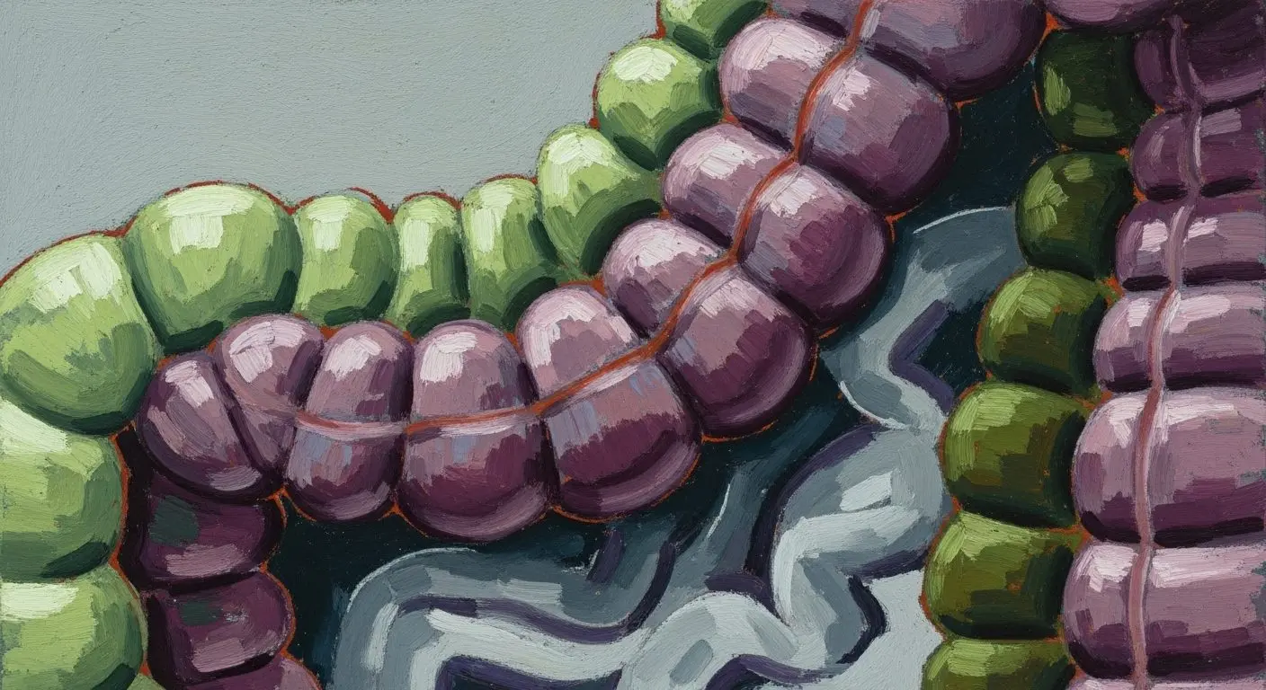 abstract gut lining illustration